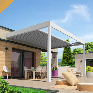 Pérgola Bioclimática HYLIA 5,00x5,213M Motorizado com telecomando INTERSUN - 1