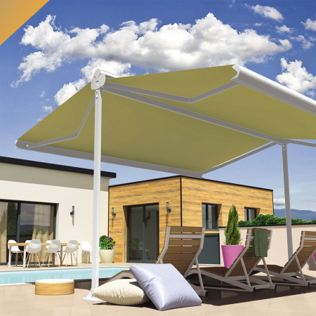 Toldo duplo pente ENARGITE 4,00x2x3,00M INTERSUN - 8