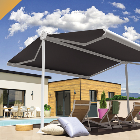 Toldo duplo pente ENARGITE 4,00x2x3,00M INTERSUN - 12