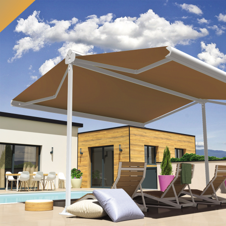 Toldo duplo pente ENARGITE 6,00x2x3,00M INTERSUN - 10