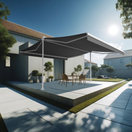 Toldo duplo pente ENARGITE 6,00x2x3,00M INTERSUN - 11