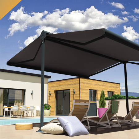 Toldo duplo pente ENARGITE 6,00x2x3,00M INTERSUN - 6